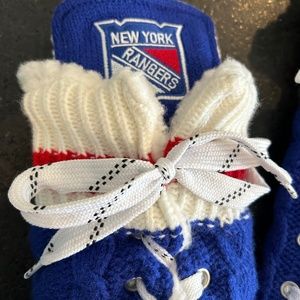 NEW YORK RANGERS Slipper Skates, Never worn.